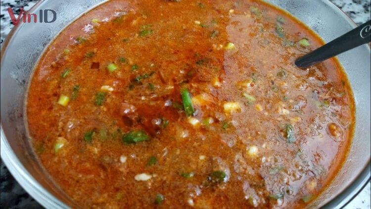 Nước sốt bánh mì chả lụa Nước sốt bánh mì chả lụa