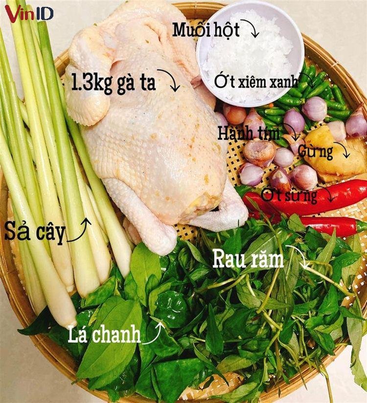 Nguyên liệu gà ủ muối hoa tiêu