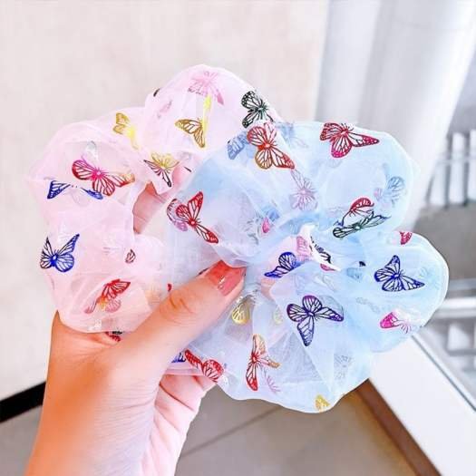 cách làm con bướm bằng vải voan