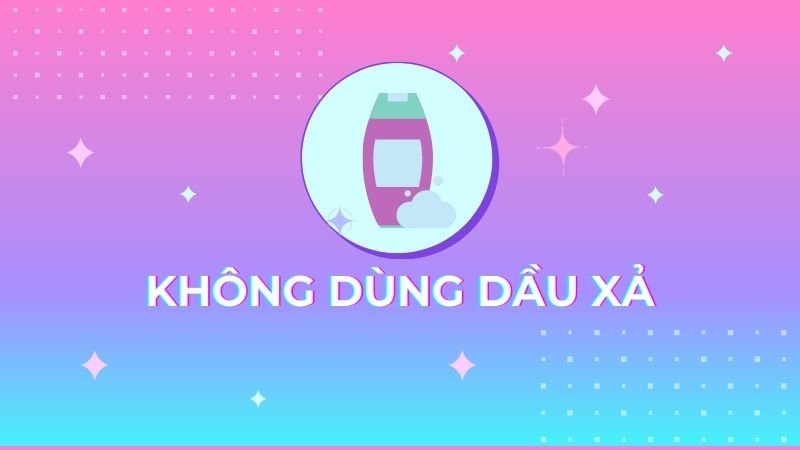 Không nên dùng dầu xả cho tóc mái Không nên dùng dầu xả cho tóc mái