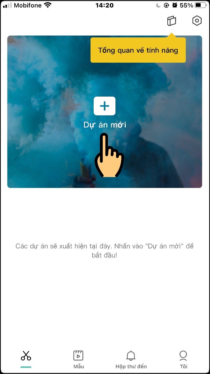Chọn Dự án mới
