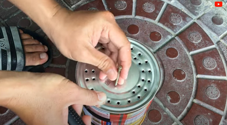 mầm non làm đồ chơi từ hộp sữa bột