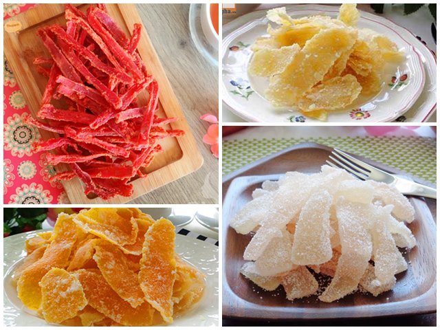 Những món mứt ngon từ vỏ hoa quả