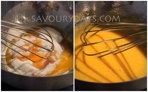 Banh bao nhan custard