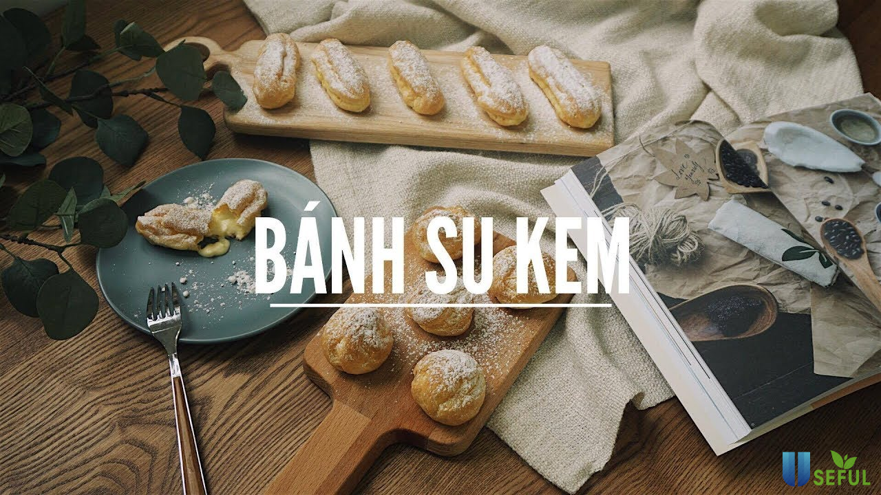 Bạn đã hoàn thành xong bánh su kem nhân 3 lớp thơm ngon cho người ấy