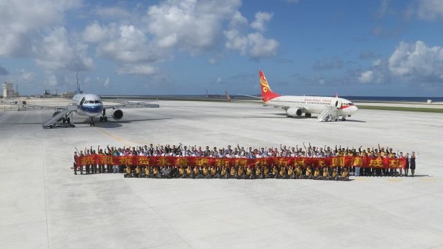 Trung Quốc từng cho máy bay đáp thử trên Đá Chữ Thập, gây căng thẳng ở khu vực