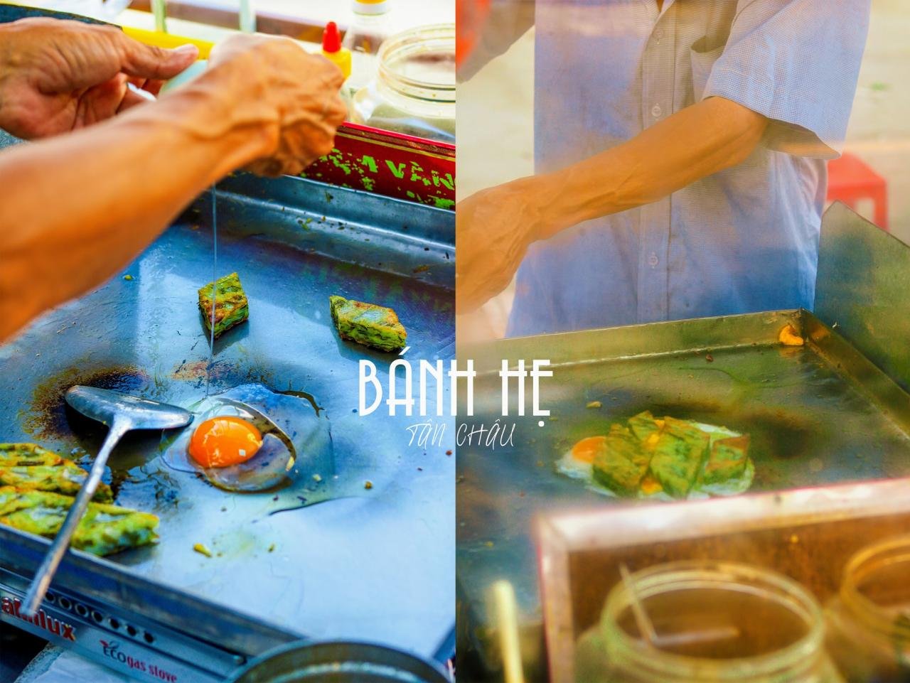 Thơm ngon với món bánh hẹ vùng biên Tân Châu - An Giang - 2