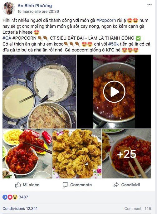 Cô gái 9X chia sẻ công thức làm gà popcorn tuyệt đỉnh hút 16 ngàn lượt like share MXH - Ảnh 1. Cô gái 9X chia sẻ công thức làm gà popcorn tuyệt đỉnh hút 16 ngàn lượt like share MXH - Ảnh 1.