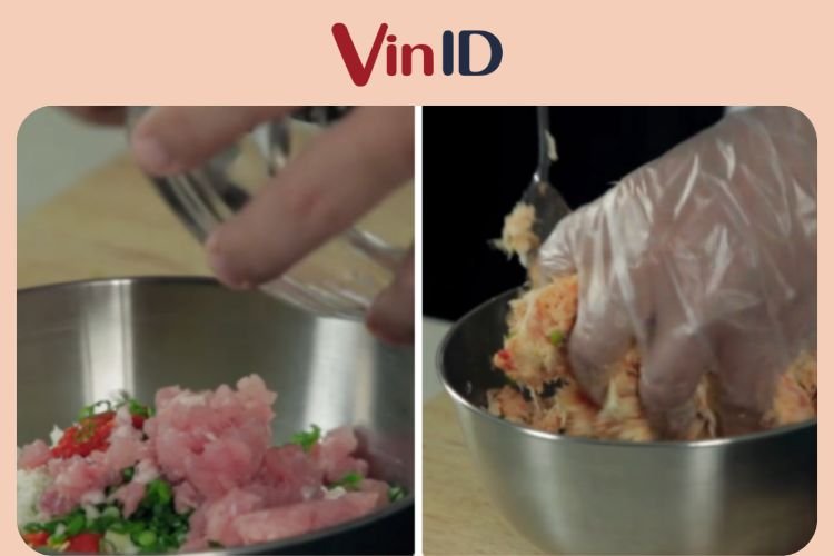 Trộn khoai lang với các loại gia vị Trộn khoai lang với các loại gia vị