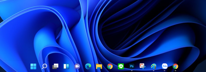 cách làm trong suốt thanh Taskbar trên Windows 11