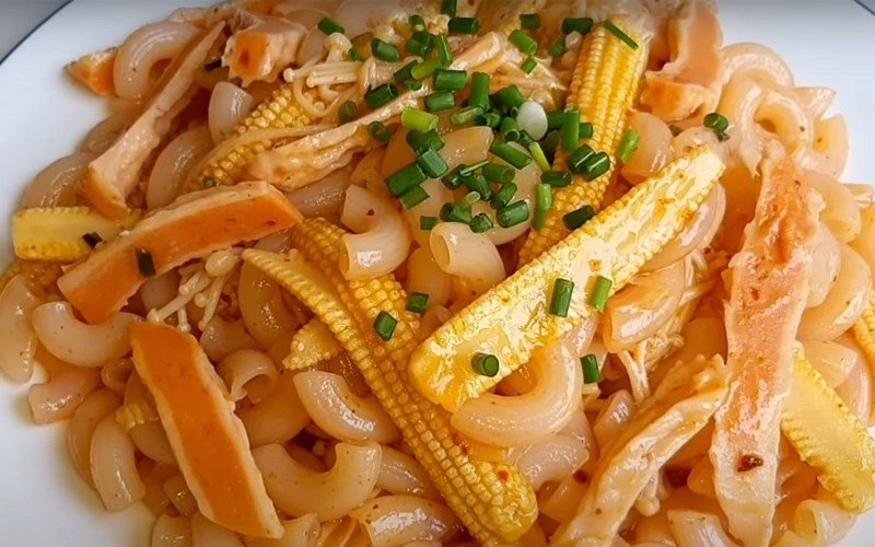 món nui xào chay