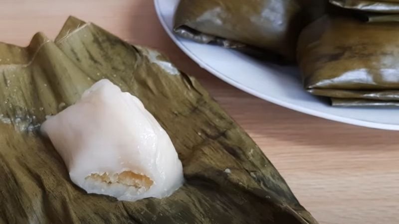 Bánh nếp nhân đậu xanh dừa