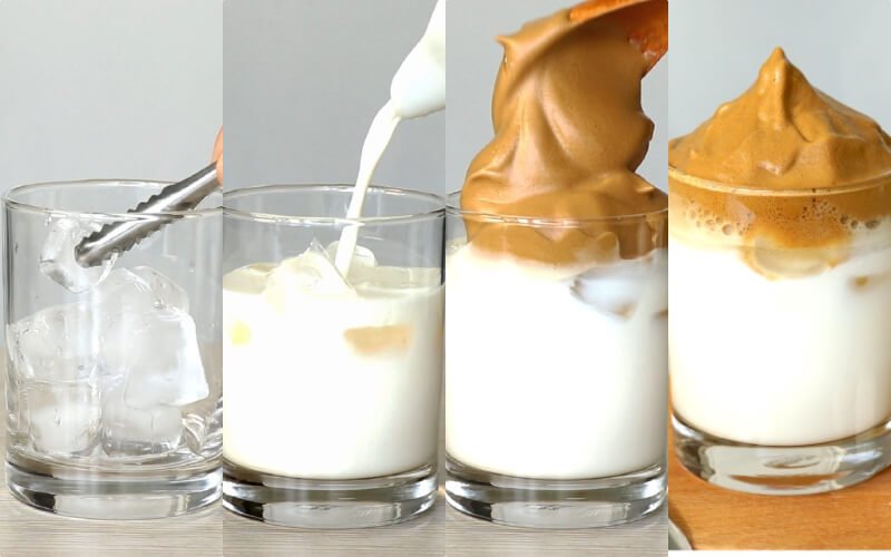 Sau khi cà phê nổi bọt thì dọn ra ly thôi nào Sau khi cà phê nổi bọt thì dọn ra ly thôi nào