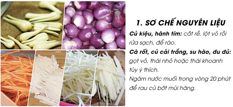 Sơ chế nguyên liệu