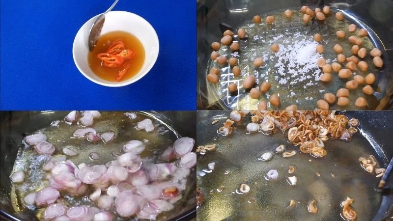 Làm nguyên liệu trộn gỏi Làm nguyên liệu trộn gỏi