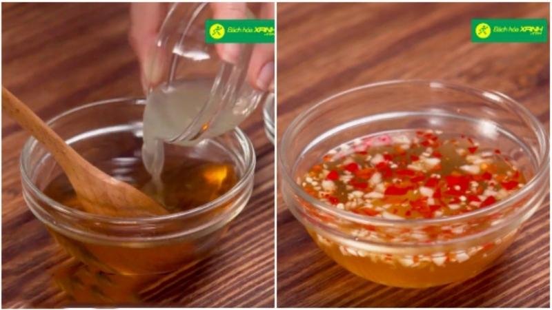 Pha nước mắm chua ngọt