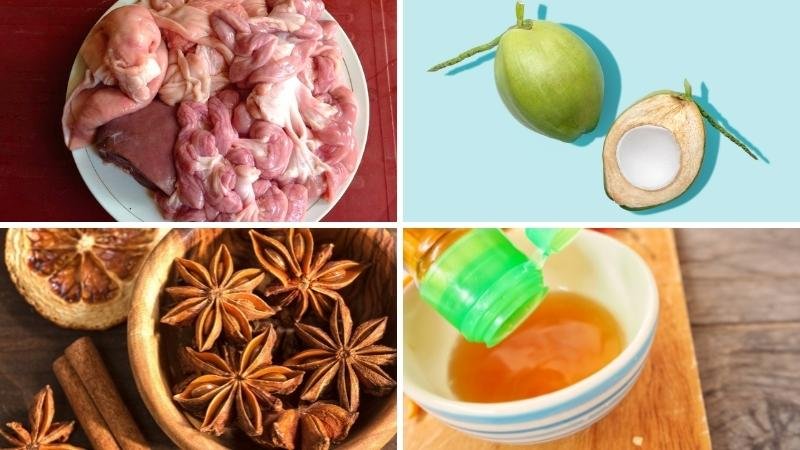 Nguyên liệu làm phá lấu heo