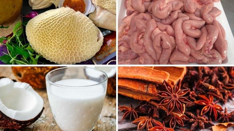 Nguyên liệu làm phá lấu bò