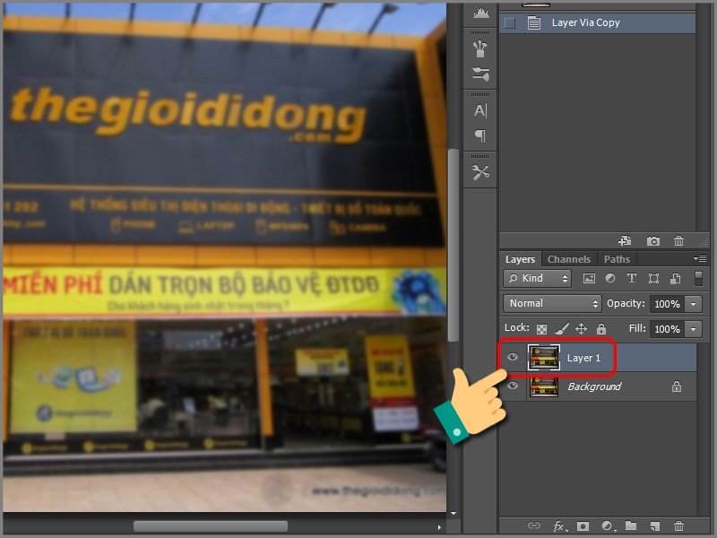 Chọn Layer Chọn Layer