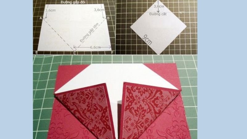 Gấp giấy tạo hình thiệp