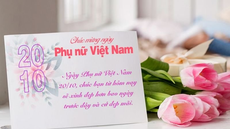 Thiệp 20/10 dành tặng bạn bè