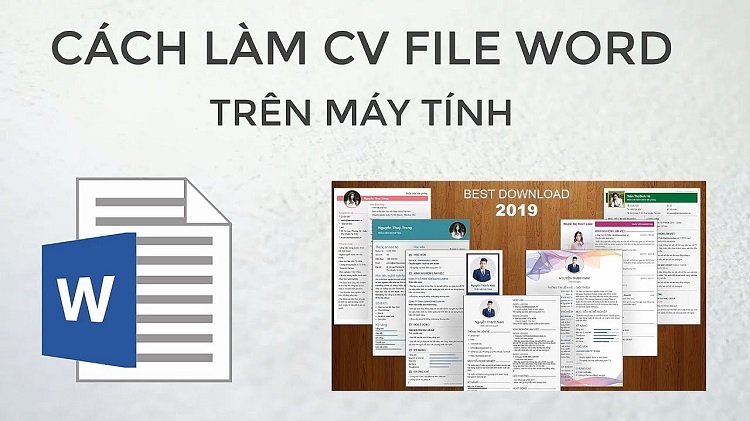 Cách viết CV trên Word đơn giản 