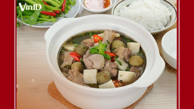 Vịt om sấu khoai sọ