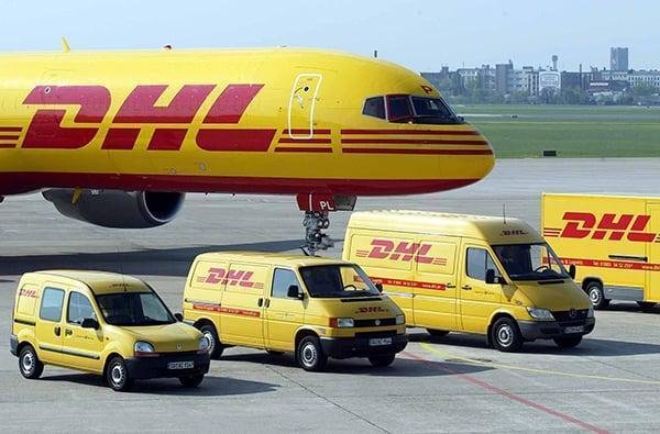 Phương tiện vận chuyển hàng đi quốc tế của DHL