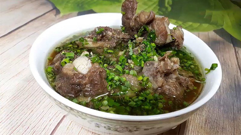 món bò hầm nước tương
