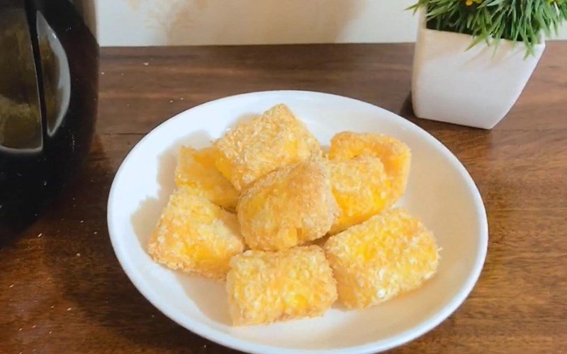 Bánh sữa chiên bằng nồi chiên không dầu