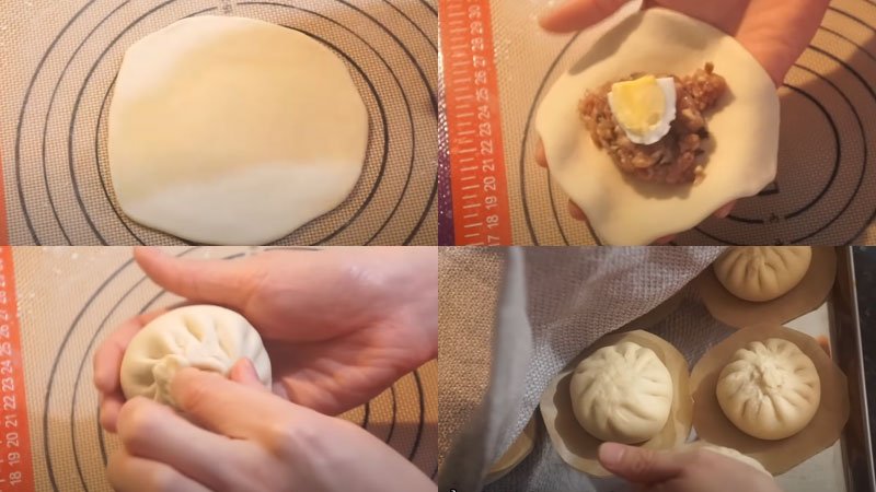 Tạo hình bánh bao Tạo hình bánh bao
