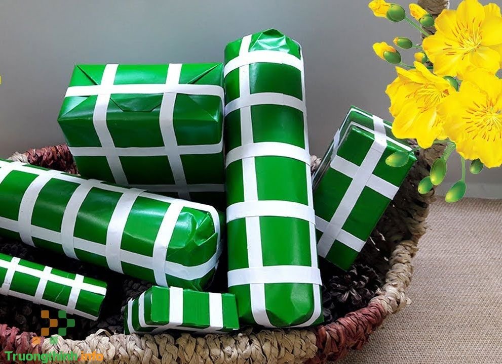                           3 Cách làm bánh chưng bằng giấy trang trí Tết đơn giản mà đẹp