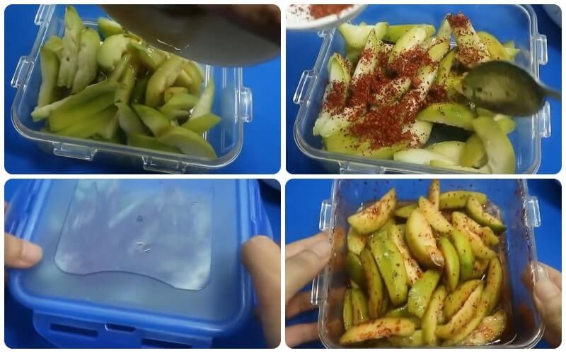 Làm món cóc dầm chua ngọt Làm món cóc dầm chua ngọt