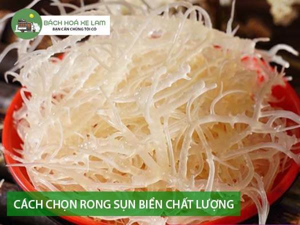 CÃ¡ch chá»n rong sá»¥n biá»ƒn ngon Ä‘á»ƒ lÃ m má»©tÂ 