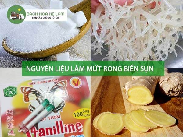 NguyÃªn liá»‡u lÃ m má»©t rong sá»¥n