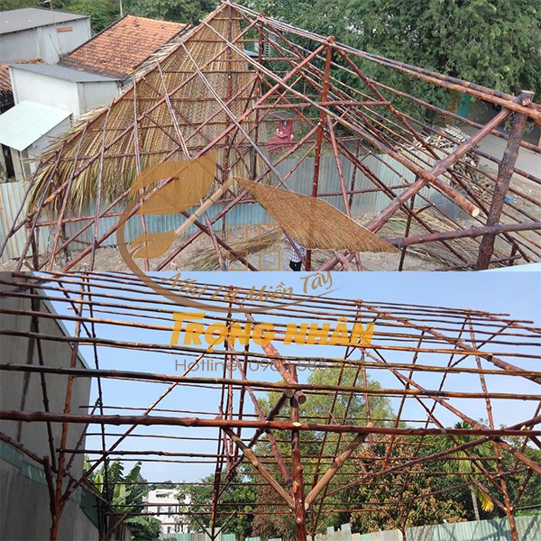 1# Kỹ thuật thi công nhà chòi lá đơn giản - Nhà Lá Miền Tây