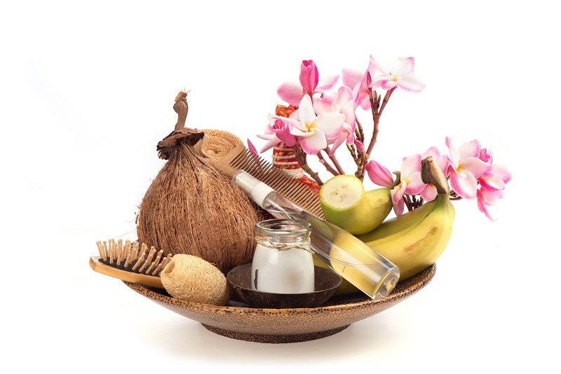 tẩy trang bằng dầu dừa