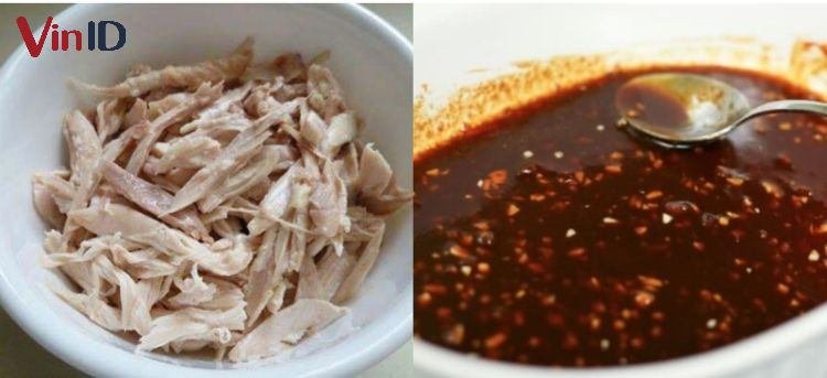 Ướp ức gà xé Ướp ức gà xé