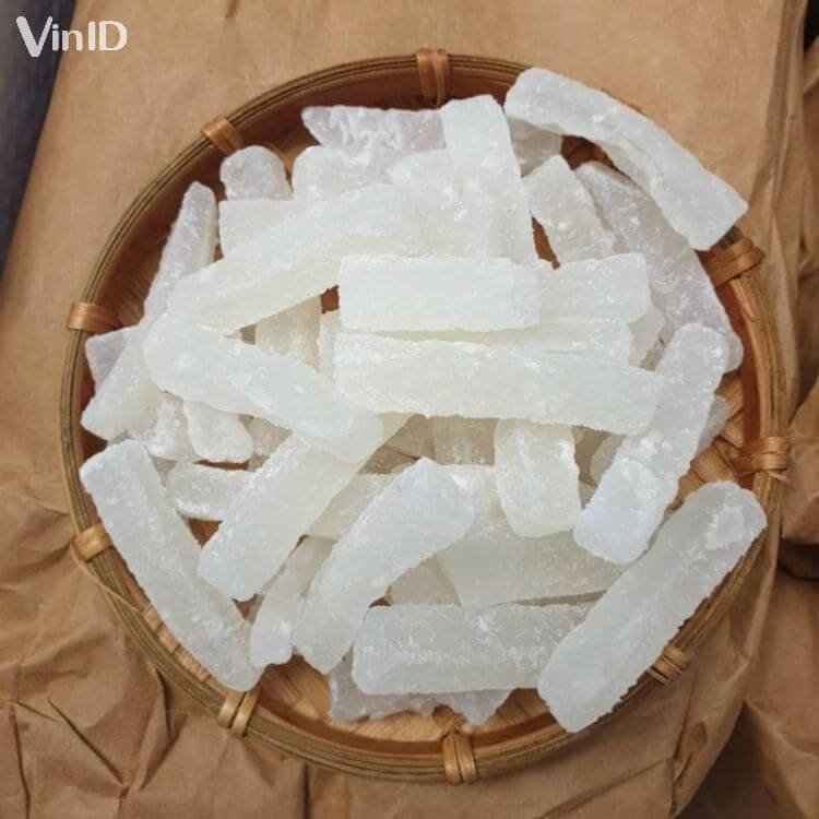 Món mứt bí đao giòn ngon, hấp dẫn Món mứt bí đao giòn ngon, hấp dẫn