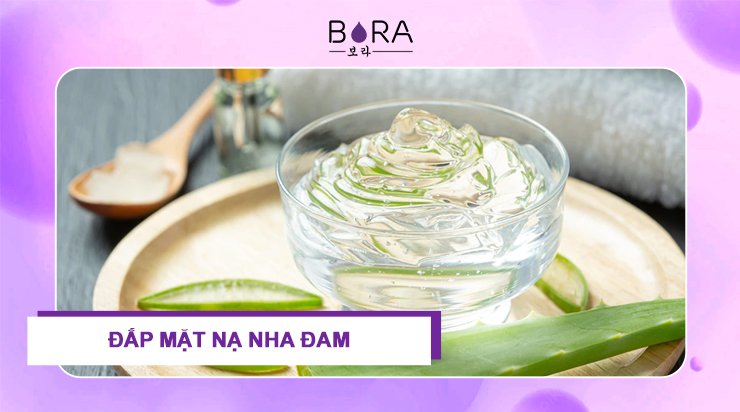 Cách làm da mặt trắng hồng với nha đam