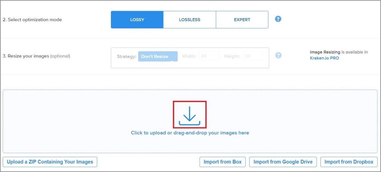 Click vào biểu tượng mũi tên bên dưới để tải ảnh từ trên máy tính.