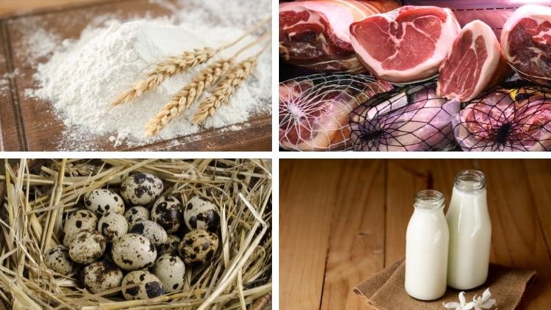 Nguyên liệu làm vỏ bánh bao Nguyên liệu làm vỏ bánh bao