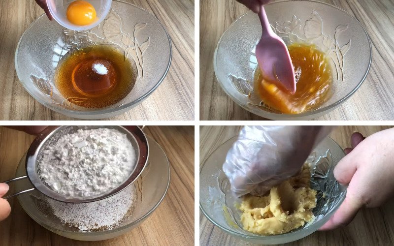 Làm vỏ bánh trung thu thập cẩm Làm vỏ bánh trung thu thập cẩm