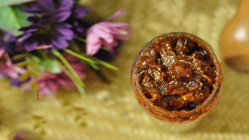 Thành phẩm mứt me ngào đường Thành phẩm mứt me ngào đường