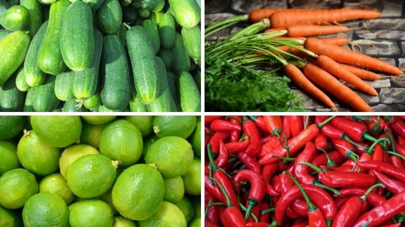 Nguyên liệu làm dưa leo muối xổi