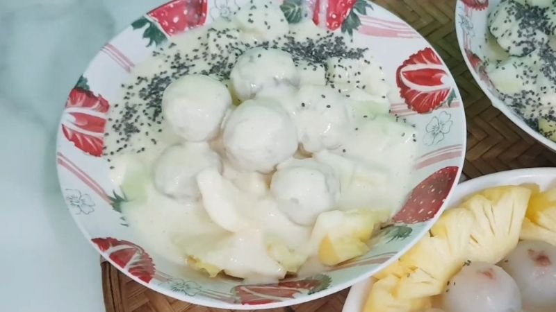 Cách làm chè sầu riêng trái cây dằm Cách làm chè sầu riêng trái cây dằm