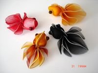 cách làm con bướm bằng vải voan