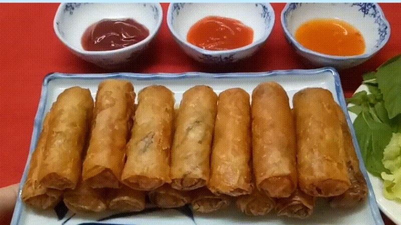 Chả giò chay giòn rụm