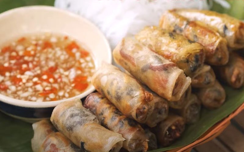 Cách làm chả giò nhân khoai lang