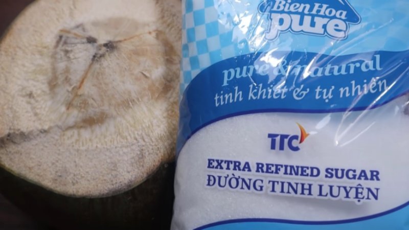 Nguyên liệu làm nước màu dừa Nguyên liệu làm nước màu dừa
